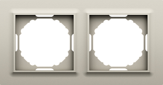 Donel A07 Wave матовый кашемир рамка 2-я, серия DB, DEW21235