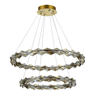Люстра подвесная 80* см, LED*1*45W, 3000K, St Luce Diamanta SL6009.203.02, Хром