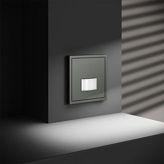 Датчик движения встраиваемый Voltum S70, титан пластик Soft touch VLS070506