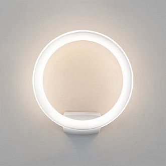 Уличный настенный светодиодный светильник Ring IP54 1710 TECHNO LED белый Elektrostandard