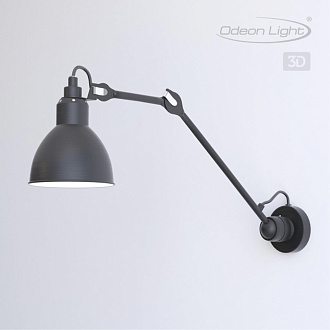 Бра Odeon Light Arta 4125/1WD, черный