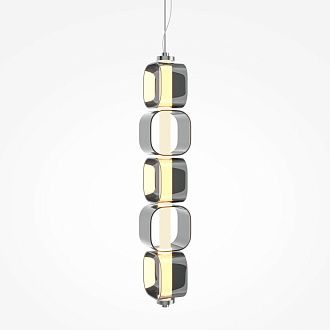 Подвесной светильник 12*12*382 см, LED*13W, 3000K, Maytoni Ritmo MOD381PL-L30CH3K, хром