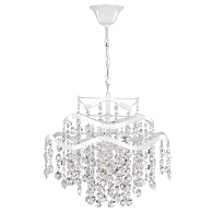 Подвесная люстра Freya Charlotte FR1001PL-04W, диаметр 41 см, белый