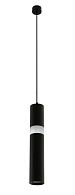 Светильник подвесной 6 см, 1*5W/10W/15W, 4000K, Crystal Lux CLT 038C360 BL Черный