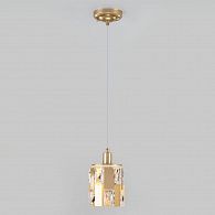 Подвесной светильник 12 см Eurosvet Scoppio 50101/1 перламутровое золото