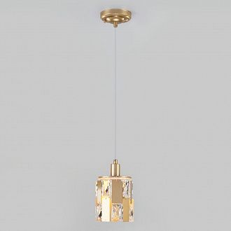 Подвесной светильник 12 см Eurosvet Scoppio 50101/1 перламутровое золото