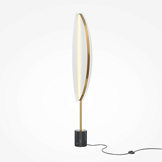 Торшер 33*25*158 см, LED, 33W, 3000К, Maytoni Breeze MOD281FL-L33BS3K латунный