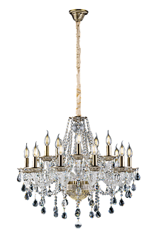 Люстра 700*650-1280, 15*E14, 40W NewRgy Premium 1677/10+5 AB, Бронза