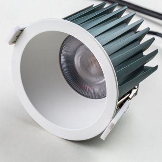 Светильник LED IP44 *8,3*- см, LED*W, 3000K, Lightstar Ciclone 385336, Белый матовый; Белый, вр 7,5 см