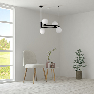 Подвесная люстра Maytoni Ring MOD013PL-04B, черный