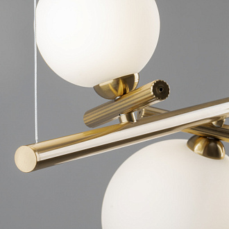 Светильник 92 см, Freya FR5259PL-04BS, латунь