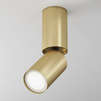Светильник 5*5 см, GU10 10W, Maytoni Focus S C051CL-01G, золото