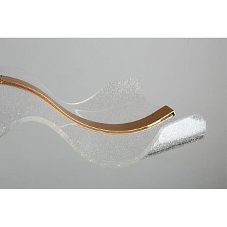 Подвесной светильник 120*30*50-150 см 46W, 4000K, 15 м2, Aployt VIOLA APL.659.03.46, латунный