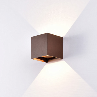 Бра 10*10*10 см, LED *  12W, 3000К Mantra Davos 6527, коричневый