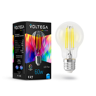 7155 Лампа светодиодная  Voltega Crystal 7W 560Lm 4000K E27
