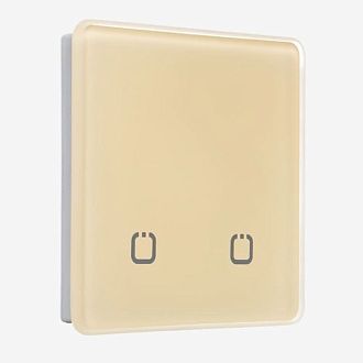 Радиовыключатель сенсорный HiTE PRO SN-R2 (бежевый, закругленные углы) HPSW-SNR2-BG