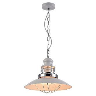 Подвесной светильник Lussole Loft LSP-8030 хром, диаметр 35 см