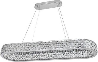 Люстра подвесная 120 см, 80W, 3000-6000K, Stilfort 4040/09/12PL, хром