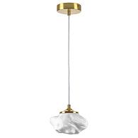 Подвес 15,5*12*11-150 см, 1*G9 Lightstar Meringe 799033, Латунь