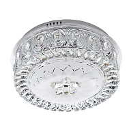 Светильник 40*40*16 см, LED 46W, 3000 / 6000K, Хром LED4U 1169-400 CR