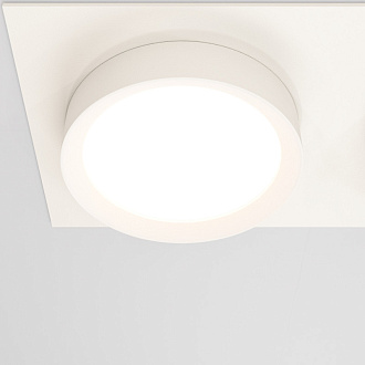 Встраиваемый светильник 22*11*4,5 см, 2 GX53*15W Hoop DL086-02-GX53-SQ-W Maytoni Downlight, Белый, вр 9*19,5 см