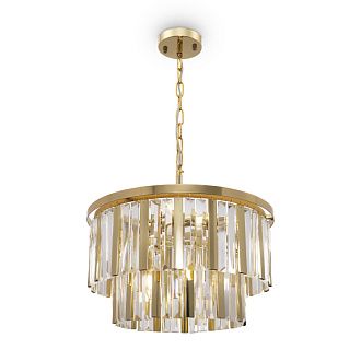 Люстра Freya Viviane FR11001PL-08G, диаметр 45 см, золото