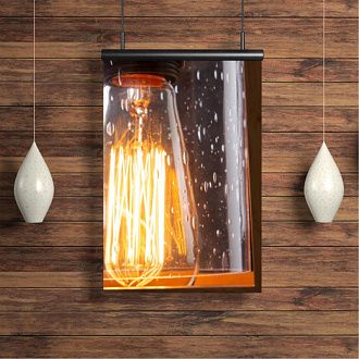 Светильник 14 см Arte Lamp DUBLIN  A7025SP-1BK черный/бежевый