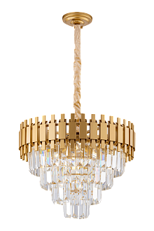 Люстра Ø500 x H410, мм, 8*40W (320W), SP BRS (Латунь) NewRgy 5556A/8A SP BRS