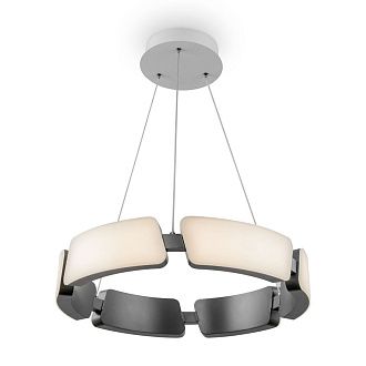 Подвесная люстра 47 см Freya Ethan FR6042PL-L86W, 47W LED, 3000-6000K, серый