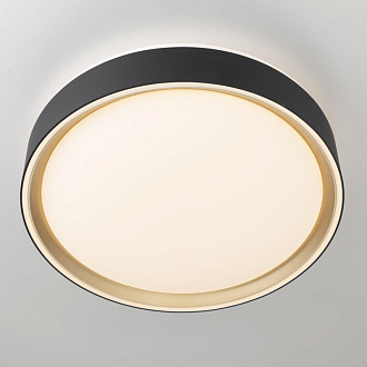 Светильник 30 см, 33W, 3000-5500K Citilux CL751251G BOSS Черный+Золото LED с пультом