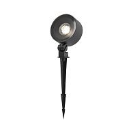 Грунтовый светильник 36 см, 25W, 3000K, Maytoni Core O495FL-L25B3K, черный