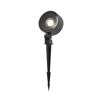 Грунтовый светильник 36 см, 25W, 3000K, Maytoni Core O495FL-L25B3K, черный