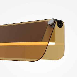 Бра 11*43*8,2 см, LED 10W 3000K Maytoni Modern Flat MOD296WL-L10BC3K черный