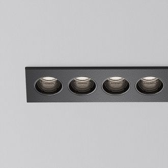 Встраиваемый светильник DL065-12W3-6K-B 13,15*3,1*-3,95 см, *LED*12W, 6000K, Maytoni technical Points DL065-12W3-6K-B, Черный, вр 2,6*12,7 см