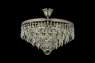 Люстра потолочная *38*32 см, 5*E27*60W, Arti Lampadari Castellana Nickel Castellana E 1.3.38.602 N, Матовый никель