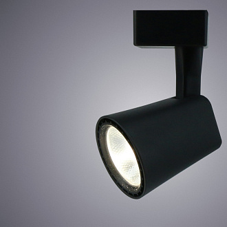 Трековый светильник Arte Lamp Amico A1810PL-1BK, черный, 12x10x9см, LED, 10W, 4000K, 800Lm