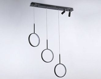 Светильник подвесной 80*2*36,3*120 см, LED 85W, 3000К, черный Ambrella Comfort LineTech FL5278