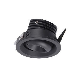 Светильник встраиваемый 5*3 см, вр 4,2 см, *LED*3W, 3000K, Mantra Neptuno MAN7453, чёрный