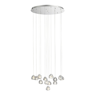 Каскадная люстра 80*200 см, LED, 3W,  3000К, ST-Luce WATERFALL SL6017.101.13 хром