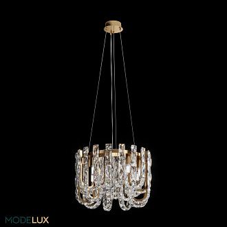 Подвесная люстра 40*60/140 см, 9*G9 MODELUX ML.6621.9 BS латунь