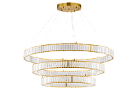 Люстра Ø600 x 800 x 1000 x H1200, мм, 140W 4000K, BRASS(Латунь) NewRgy D2107-DW-6+8+10 BRASS