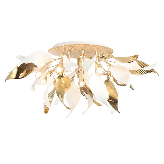 Светильник потолочный 84*34 см, 9*E14*40W Золото Crystal Lux STEFANIA PL9
