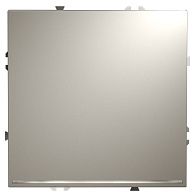 Проходной переключатель встраиваемый Voltum S70 одноклавишный с подсветкой 10А, кашемир пластик Soft touch VLS010403