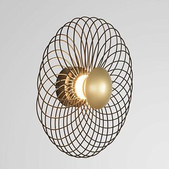 Бра *40*40-40 см, 1*LED*8W, 3000K, Lumion Camomile LUM8379/8WL, черный