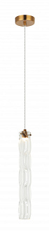 Светильник подвесной 6*6*45/150 см, 1*LED 6W Бронза Stilfort Still 2163/05/01P