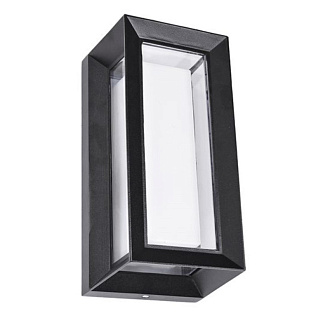 Уличный настенный светильник 30 см, 30W, 4000K, Arte Lamp Ulysses A8130AL-1BK, черный