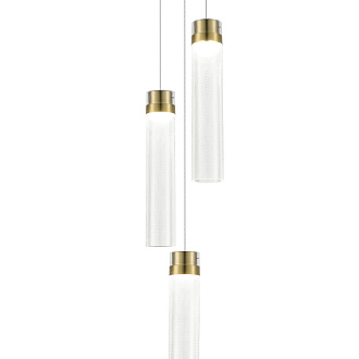 Светильник подвесной CHAMPAGNE 3*LED*12W 4000K ST LUCE SL6236.303.03 латунь