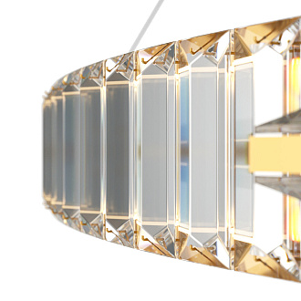 Подвесной светильник 80*80*150 см LED, 45W, 3000К, Maytoni Krone P097PL-L45BS3K латунный