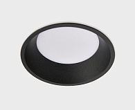Встраиваемый светильник 12*6 см, ITALLINE IT06-6012 black 4000K, вр 11,2 см