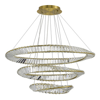 Светильник подвесной 80*280 см, LED*1*97W, 4000K, St Luce Ritorto SL6204.301.03, Латунь